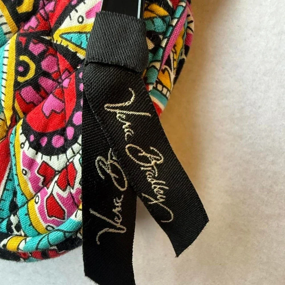Vera Bradley Double Zip Wristlet Parisian Paisley Retired Print Wallet Purse
